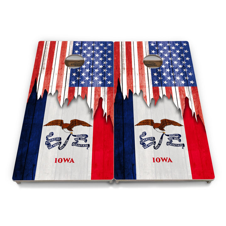 State Flag Cornhole Boards – HI–MD – Tournament Series