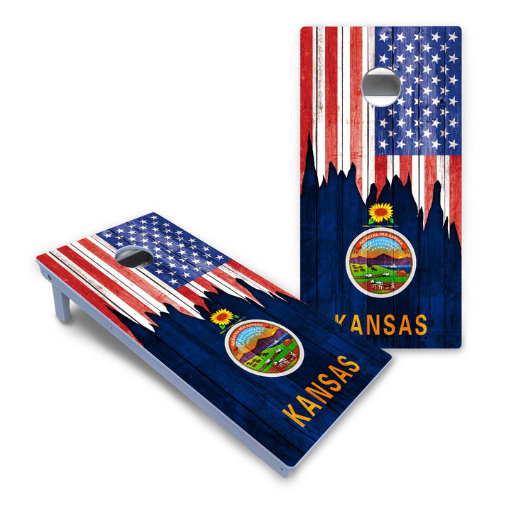 State Flag Designs Hawaii to Maryland Cornhole Boards - All Weather Series