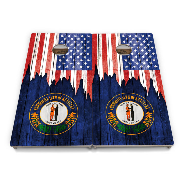 State Flag Cornhole Boards – HI–MD – Tournament Series