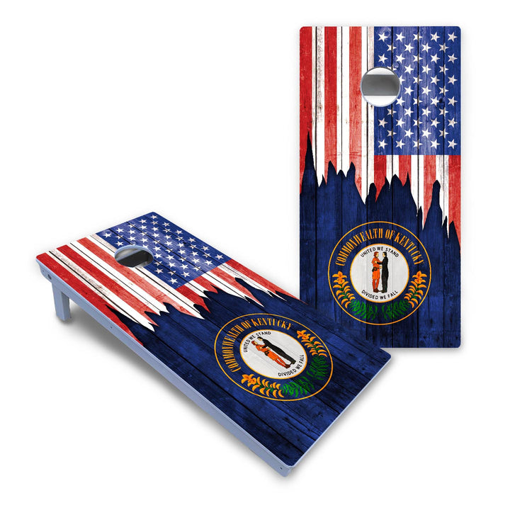 State Flag Designs Hawaii to Maryland Cornhole Boards - All Weather Series