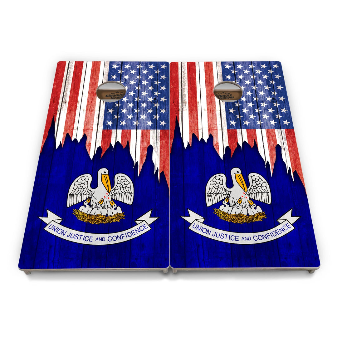 State Flag Cornhole Boards – HI–MD – Tournament Series
