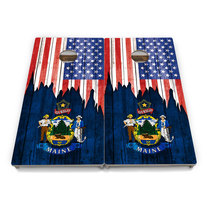 State Flag Cornhole Boards – HI–MD – Tournament Series