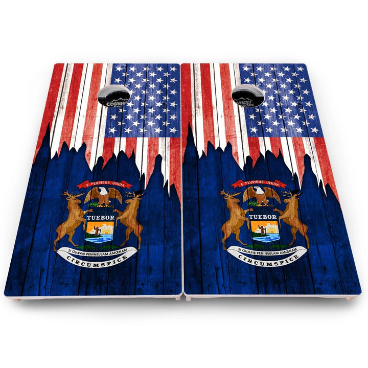 State Flag Cornhole Boards – MA to NJ – Pro Lite or Pro Elite