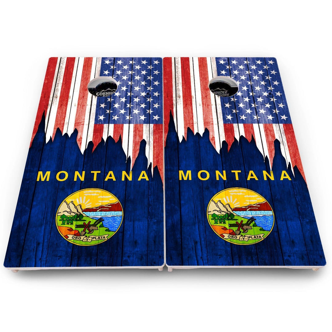 State Flag Cornhole Boards – MA to NJ – Pro Lite or Pro Elite