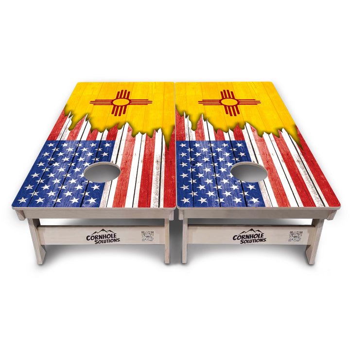 State Flag Cornhole Boards – NM–SC – Tournament Series