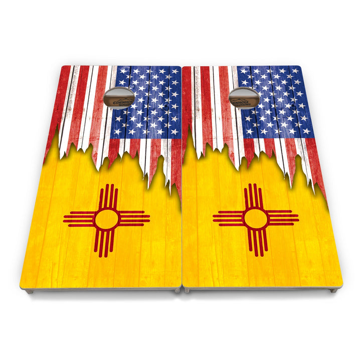State Flag Cornhole Boards – NM–SC – Tournament Series