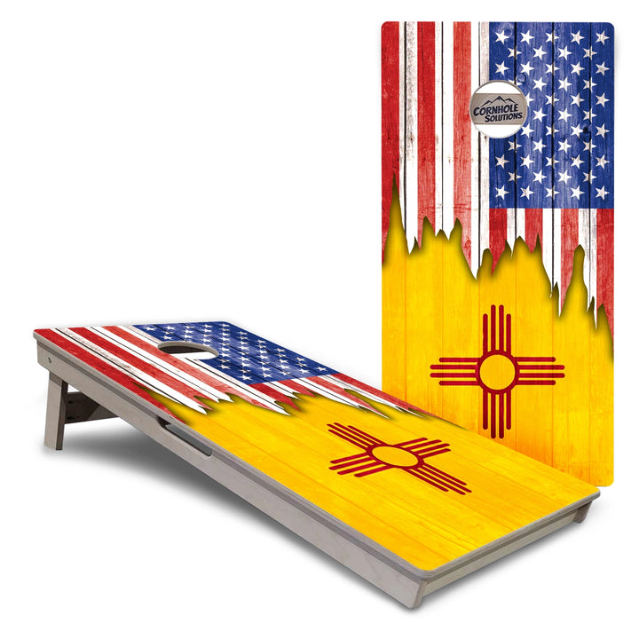 State Flag Cornhole Boards – NM–SC – Tournament Series