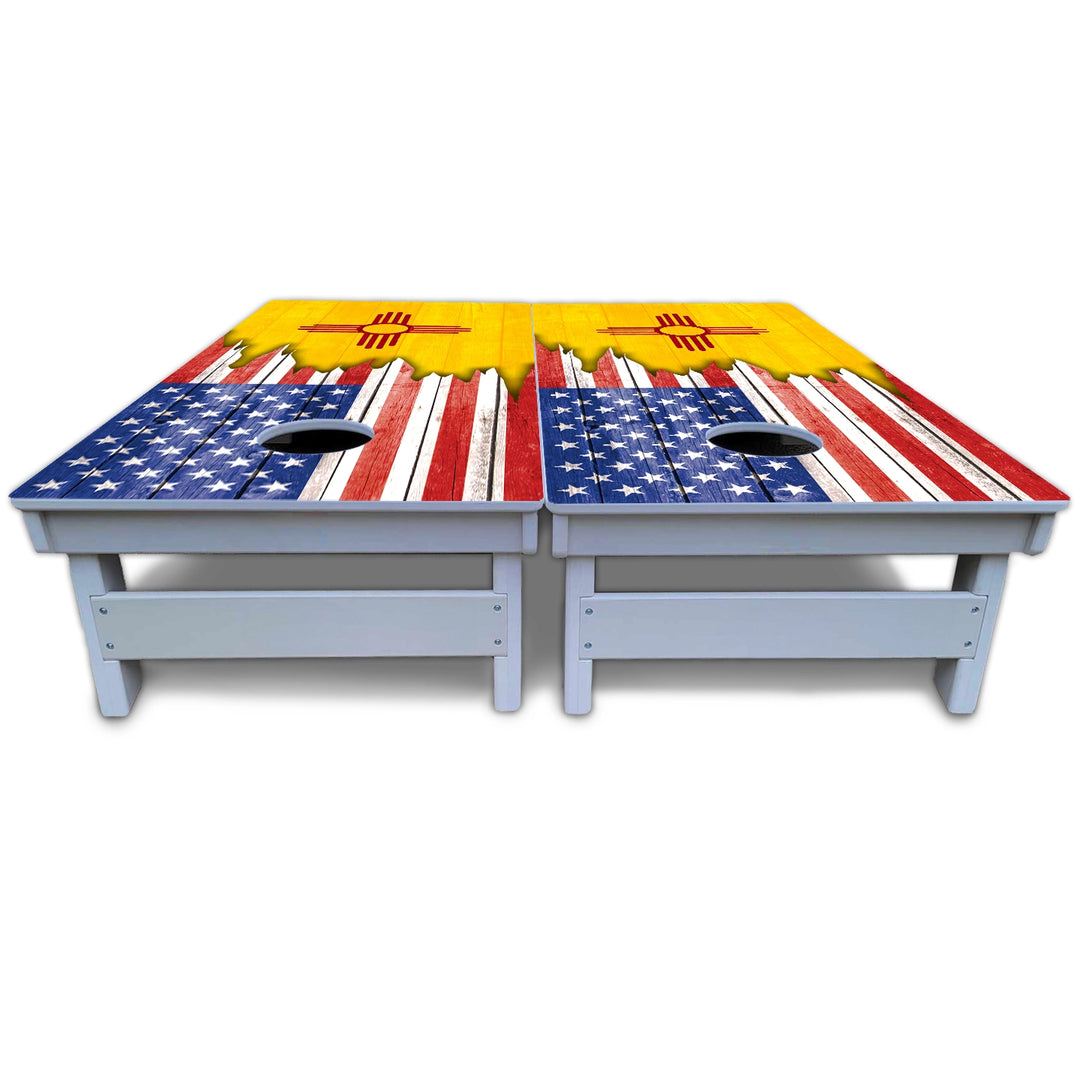 State Flag Designs New Mexico to South Carolina Cornhole Boards - All Weather Series