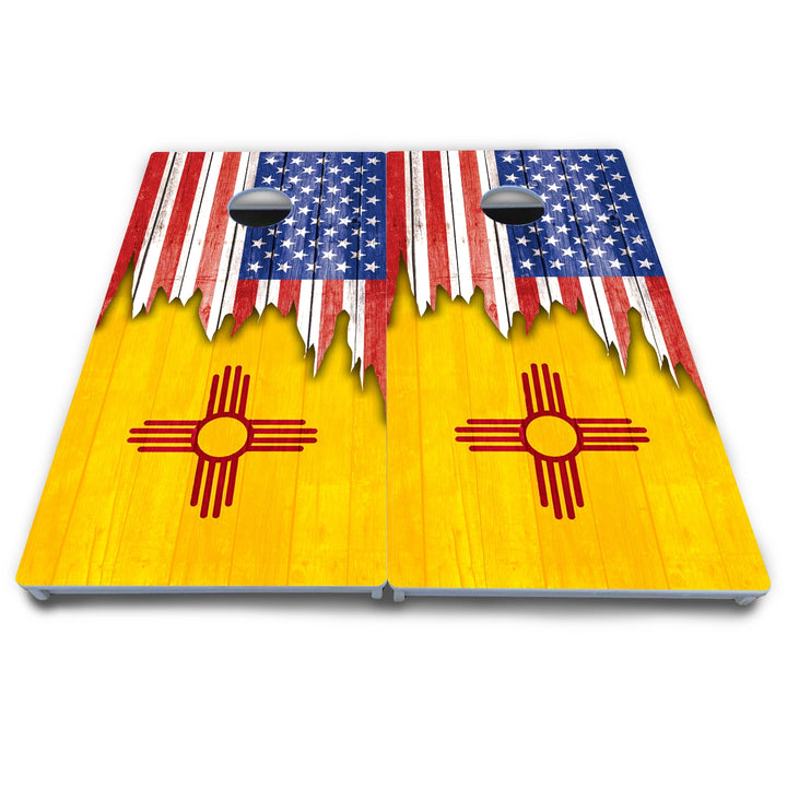 State Flag Designs New Mexico to South Carolina Cornhole Boards - All Weather Series