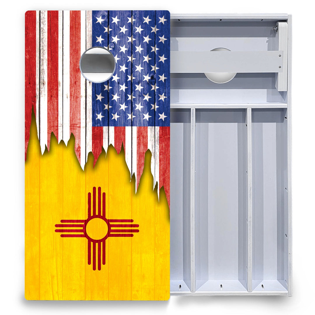 State Flag Designs New Mexico to South Carolina Cornhole Boards - All Weather Series