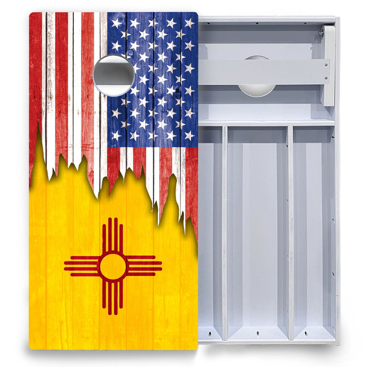 State Flag Designs New Mexico to South Carolina Cornhole Boards - All Weather Series