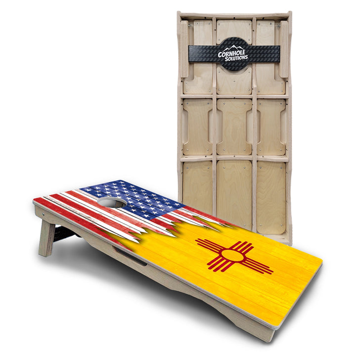 State Flag Cornhole Boards – NM to SC – Pro Lite or Pro Elite