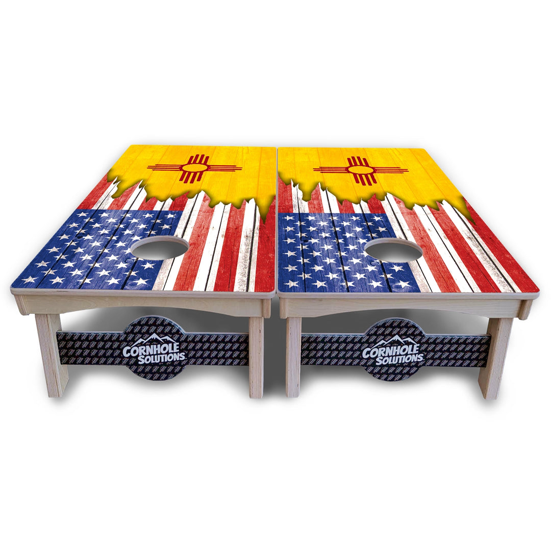 State Flag Cornhole Boards – NM to SC – Pro Lite or Pro Elite