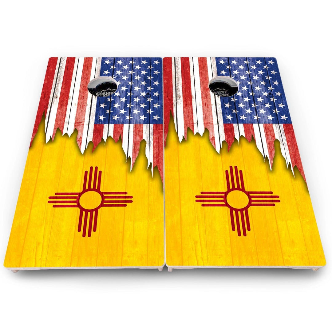 State Flag Cornhole Boards – NM to SC – Pro Lite or Pro Elite