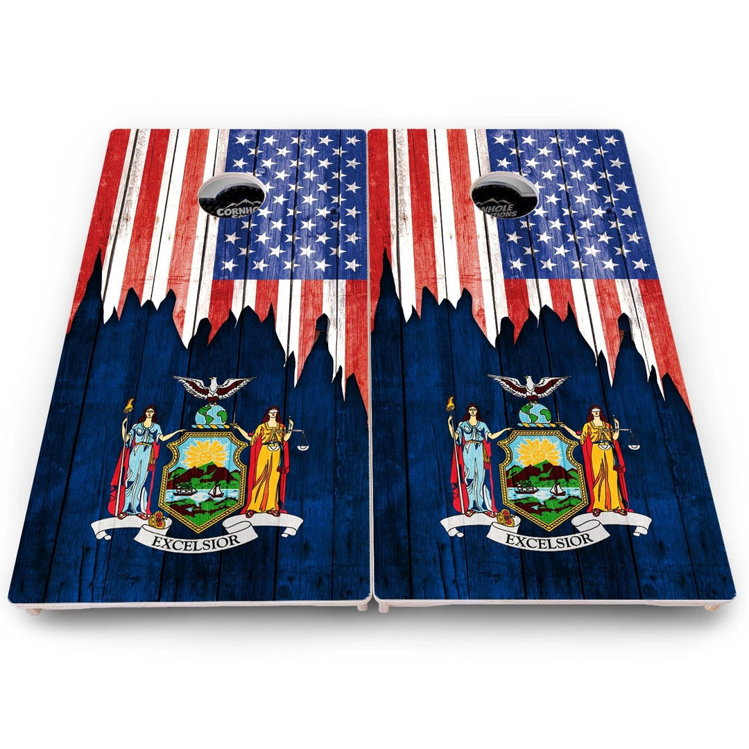 State Flag Cornhole Boards – NM to SC – Pro Lite or Pro Elite