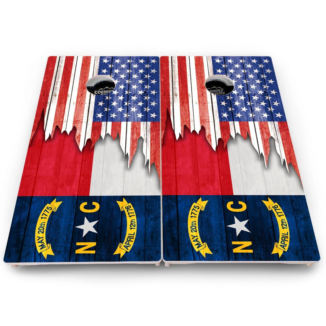 State Flag Cornhole Boards – NM to SC – Pro Lite or Pro Elite