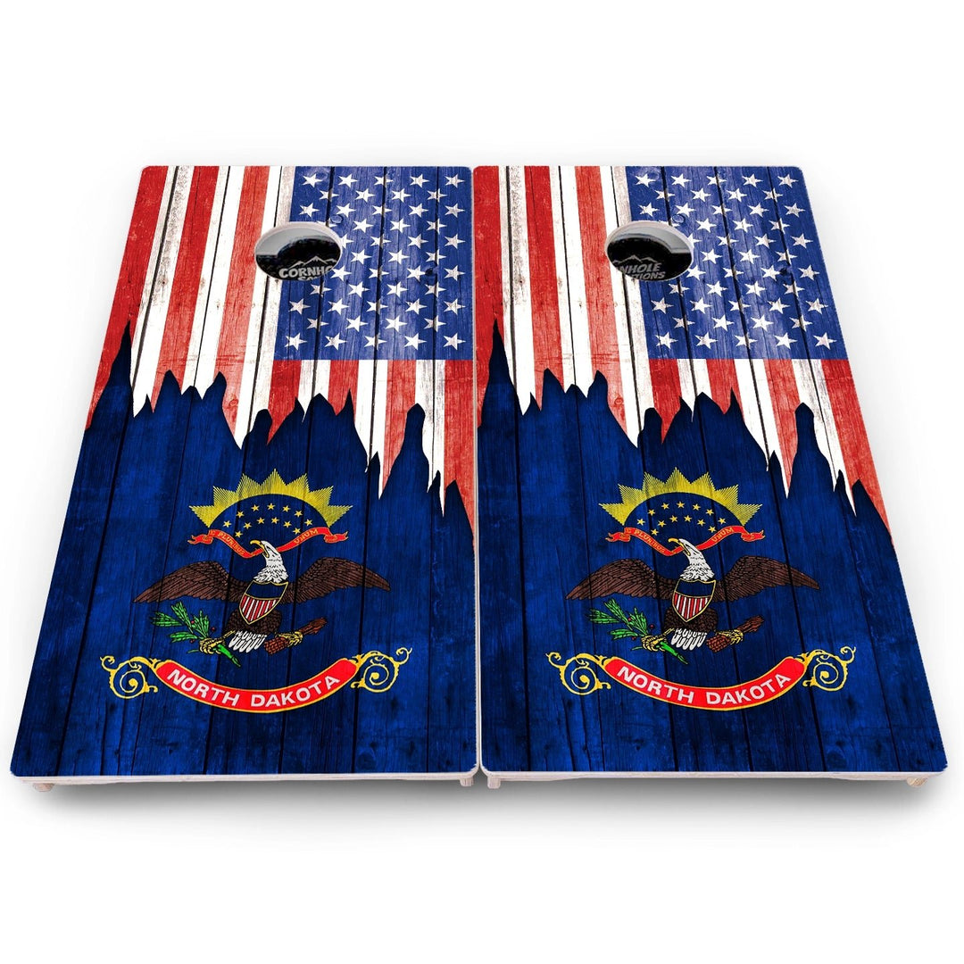 State Flag Cornhole Boards – NM to SC – Pro Lite or Pro Elite