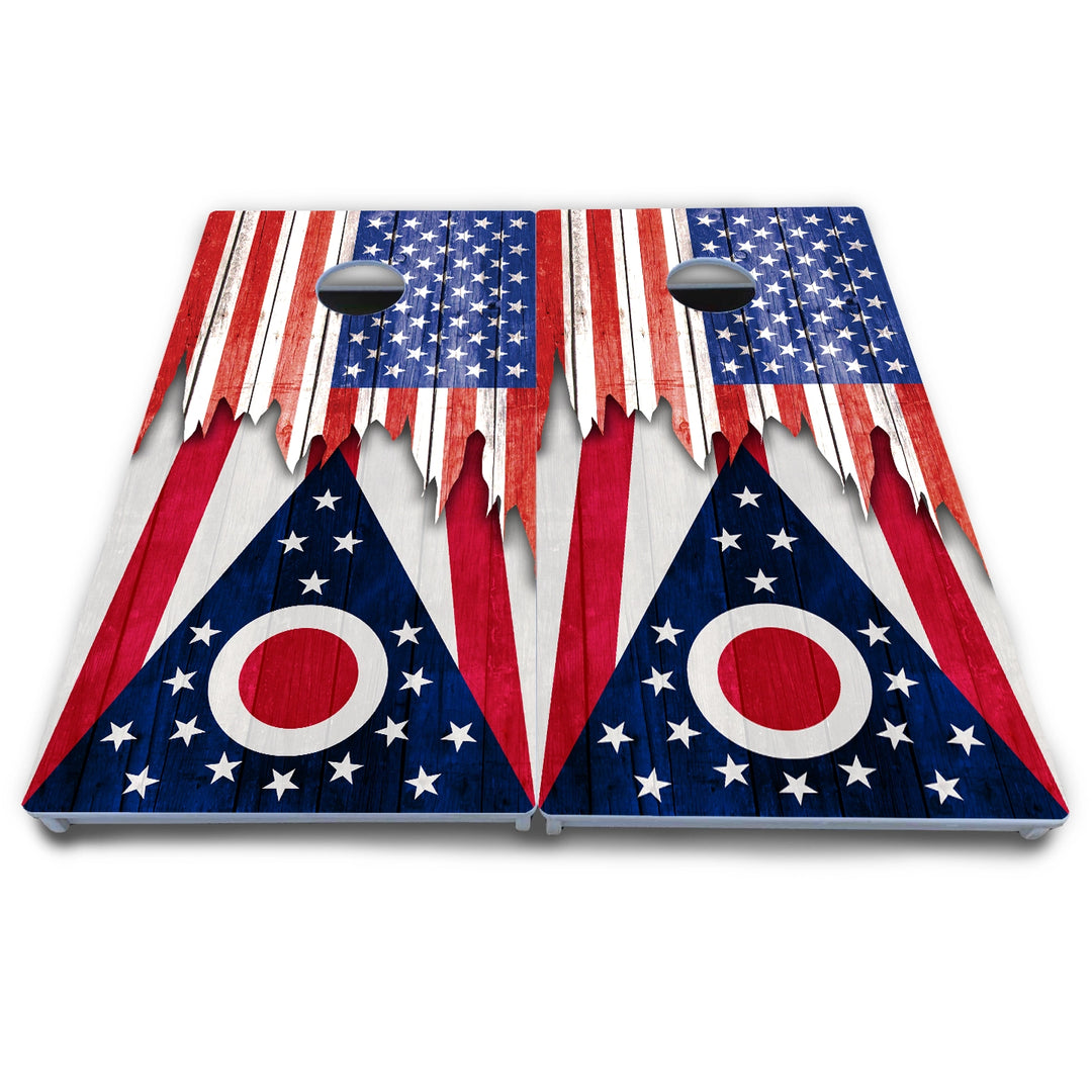 State Flag Designs New Mexico to South Carolina Cornhole Boards - All Weather Series