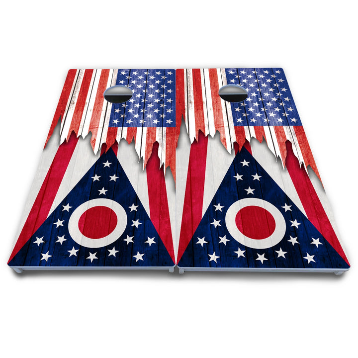 State Flag Designs New Mexico to South Carolina Cornhole Boards - All Weather Series