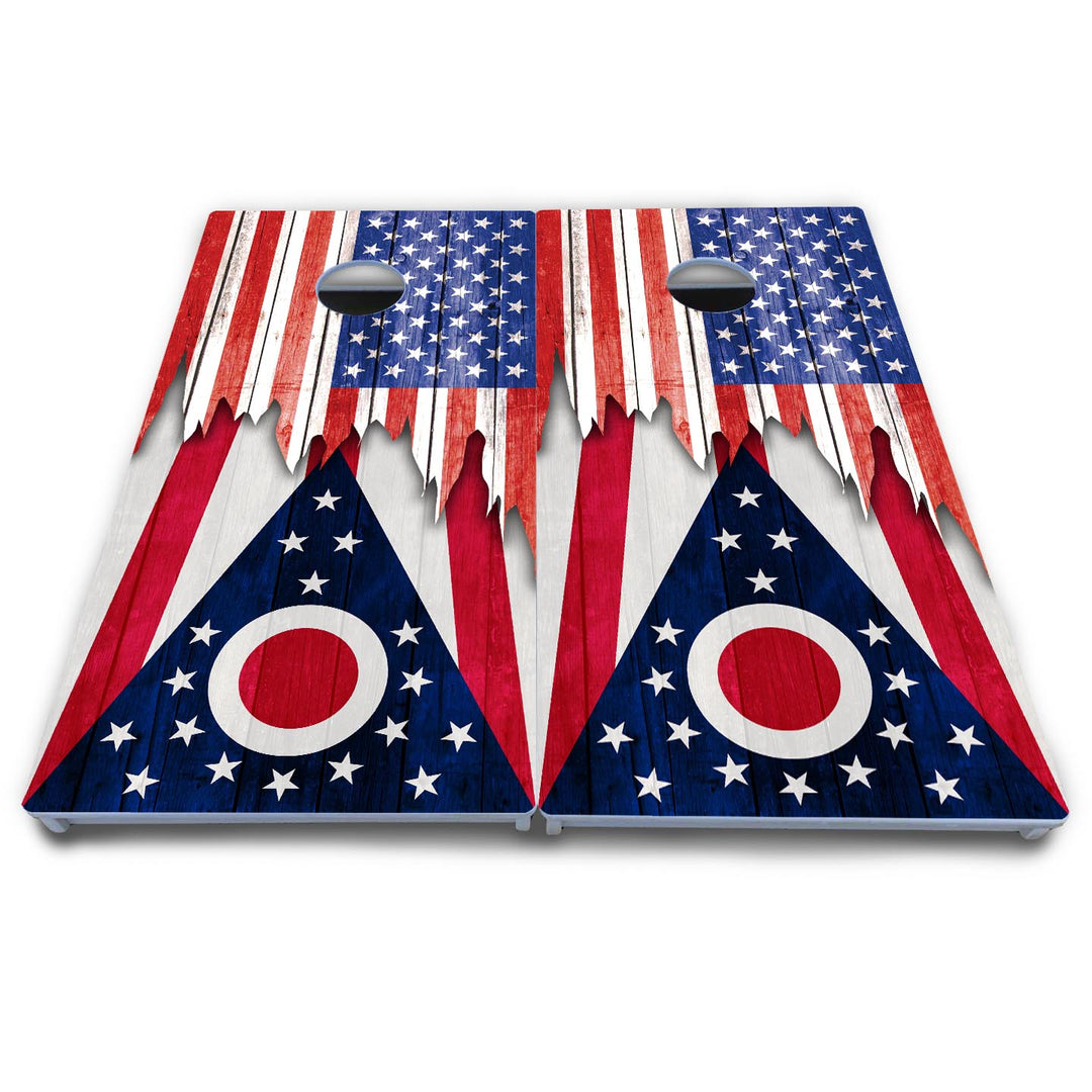State Flag Designs New Mexico to South Carolina Cornhole Boards - All Weather Series