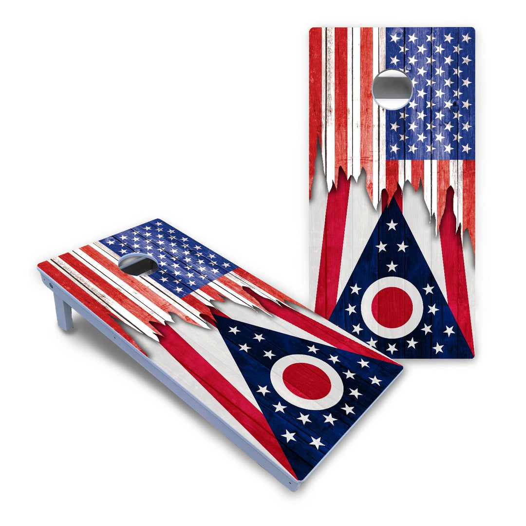 State Flag Designs New Mexico to South Carolina Cornhole Boards - All Weather Series