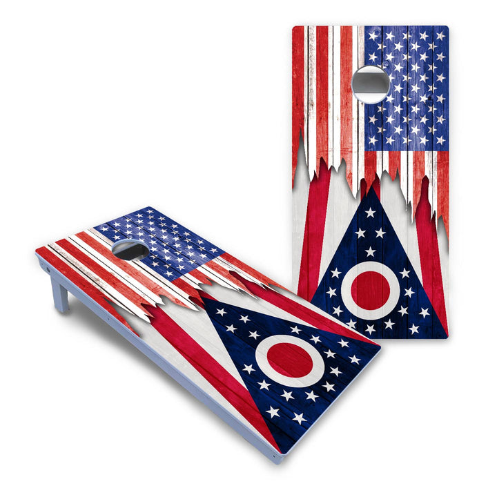 State Flag Designs New Mexico to South Carolina Cornhole Boards - All Weather Series