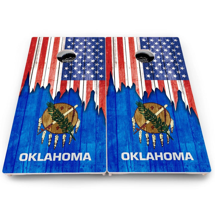 State Flag Cornhole Boards – NM to SC – Pro Lite or Pro Elite