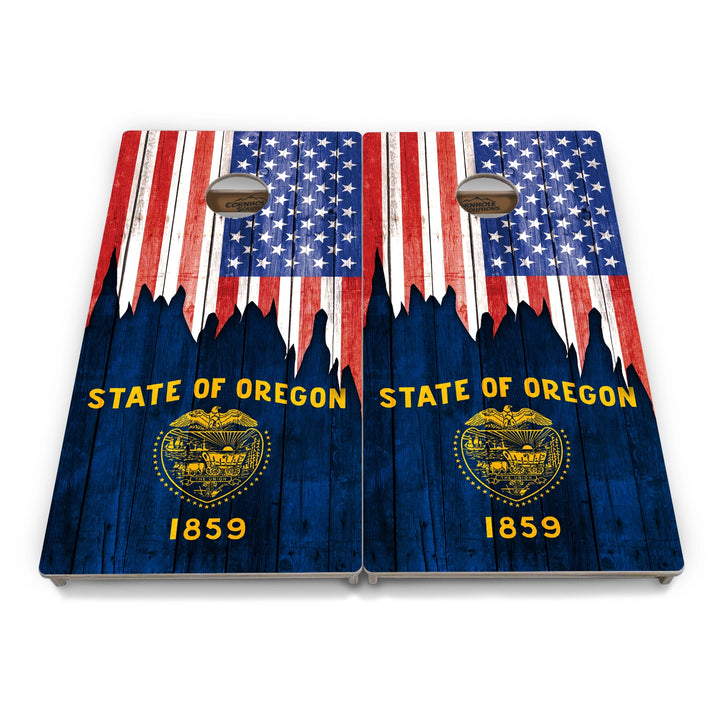 State Flag Cornhole Boards – NM–SC – Tournament Series