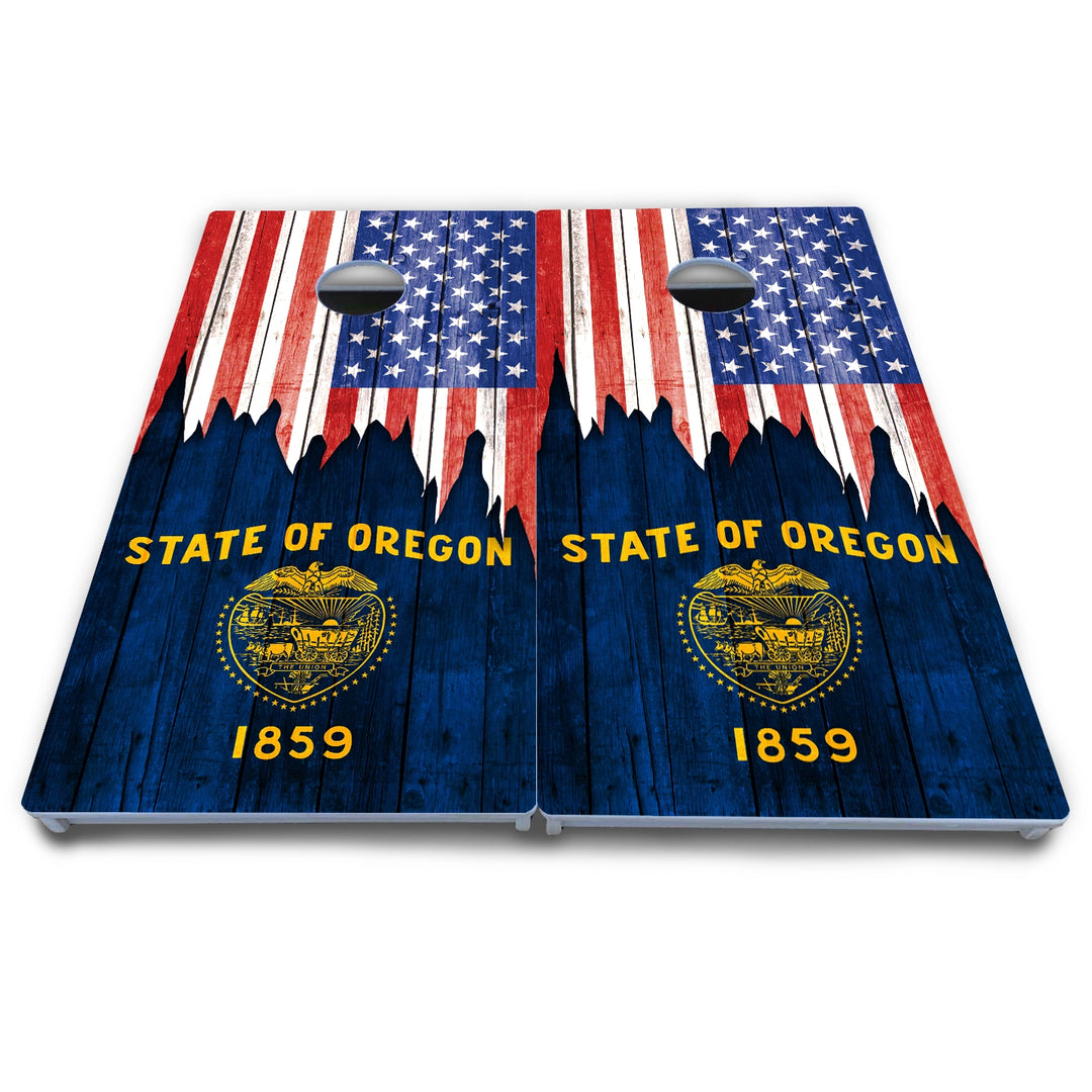 State Flag Designs New Mexico to South Carolina Cornhole Boards - All Weather Series