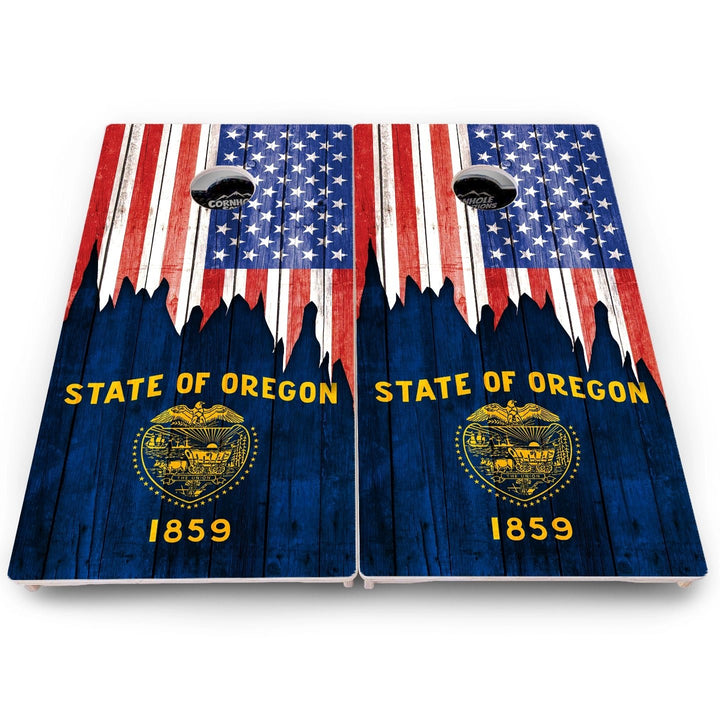State Flag Cornhole Boards – NM to SC – Pro Lite or Pro Elite