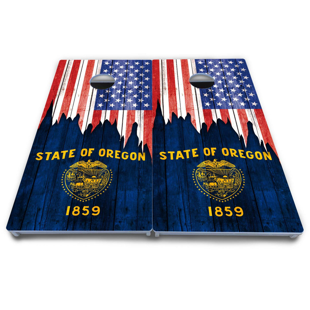 State Flag Designs New Mexico to South Carolina Cornhole Boards - All Weather Series