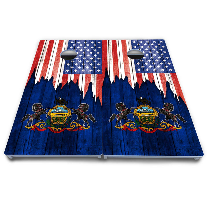 State Flag Designs New Mexico to South Carolina Cornhole Boards - All Weather Series