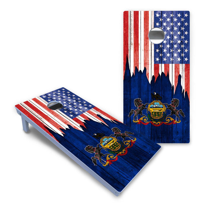State Flag Designs New Mexico to South Carolina Cornhole Boards - All Weather Series
