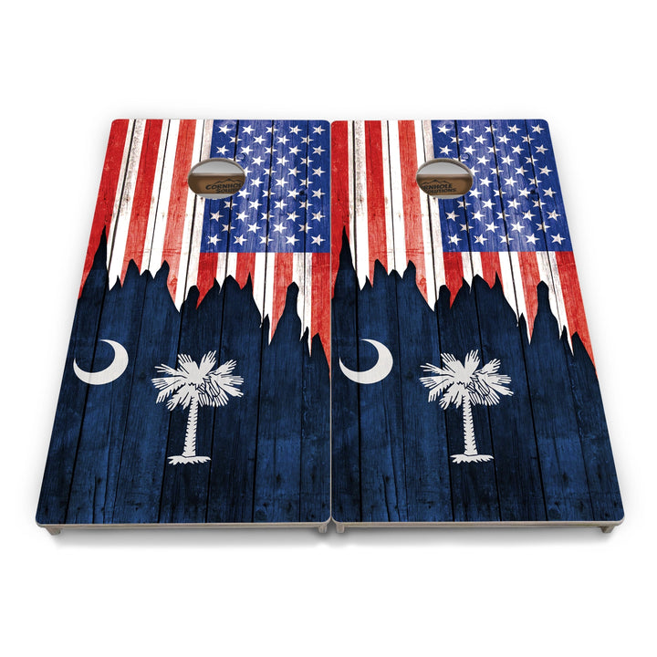 State Flag Cornhole Boards – NM–SC – Tournament Series