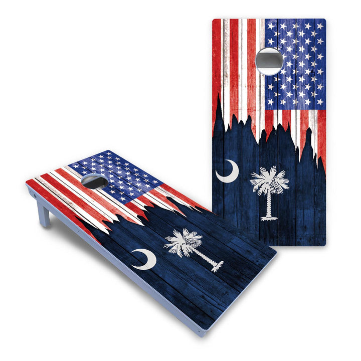 State Flag Designs New Mexico to South Carolina Cornhole Boards - All Weather Series