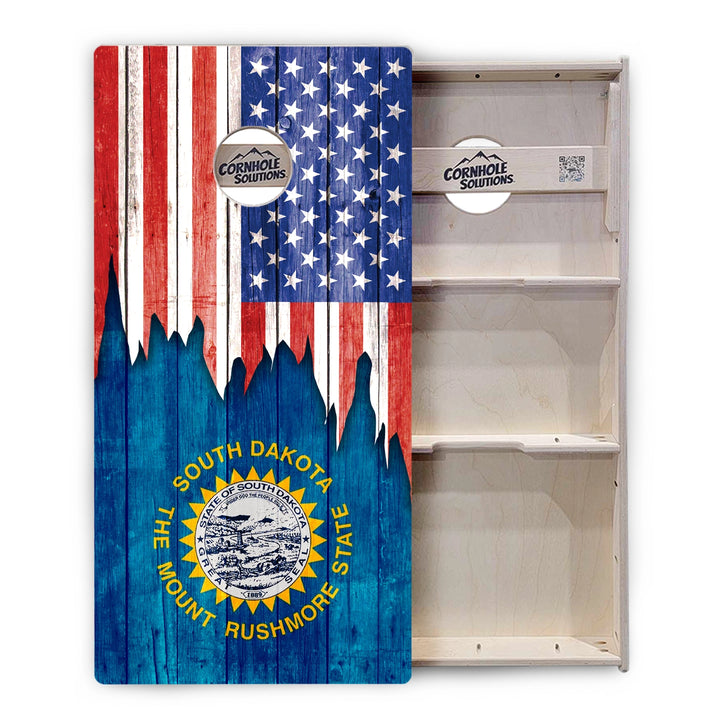 State Flag Cornhole Boards – SD–WY – Tournament Series