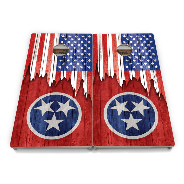 State Flag Cornhole Boards – SD–WY – Tournament Series