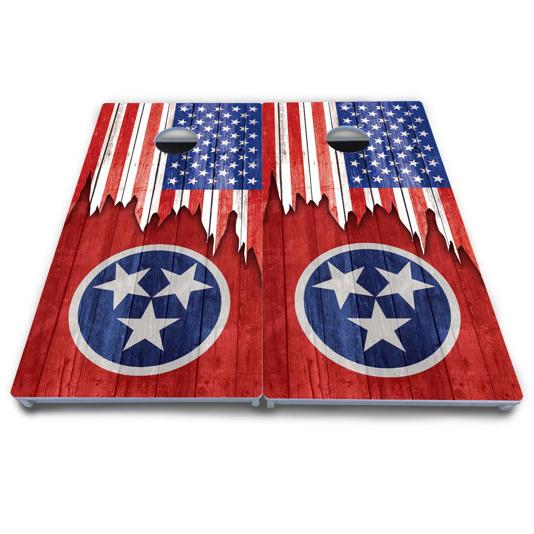 State Flag Designs South Dakota to Wyoming Cornhole Boards - All Weather Series