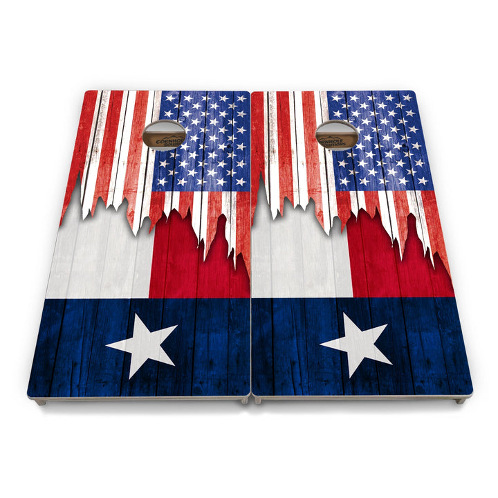 Rustic Texas Collection Cornhole  Boards – Tournament Series