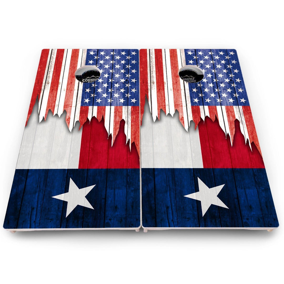 Texas Collection Cornhole Boards – Pro Lite or Pro Elite