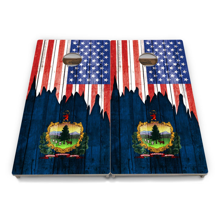 State Flag Cornhole Boards – SD–WY – Tournament Series