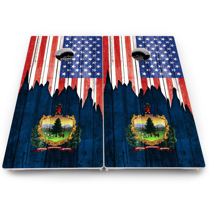 State Flag Cornhole Boards – SD to WY – Pro Lite or Pro Elite