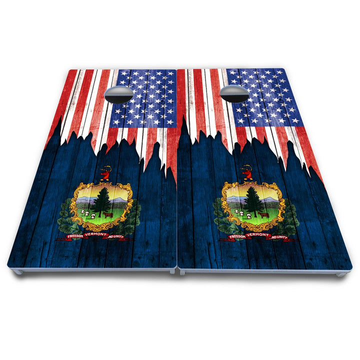 State Flag Designs South Dakota to Wyoming Cornhole Boards - All Weather Series