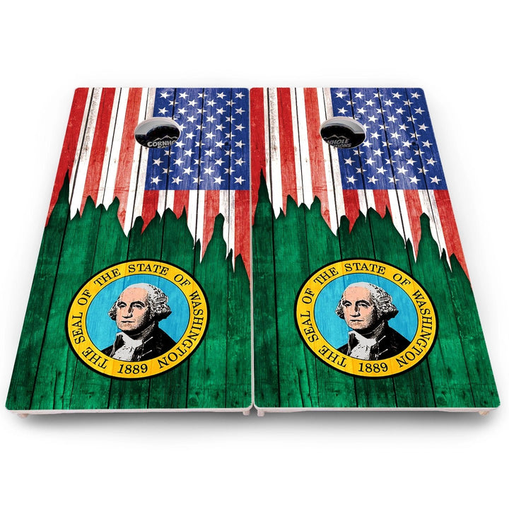 State Flag Cornhole Boards – SD to WY – Pro Lite or Pro Elite