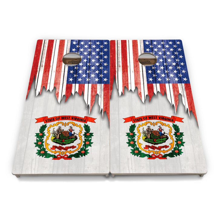 State Flag Cornhole Boards – SD–WY – Tournament Series