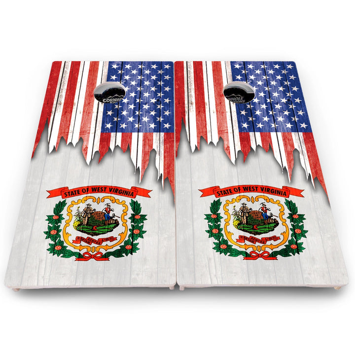 State Flag Cornhole Boards – SD to WY – Pro Lite or Pro Elite
