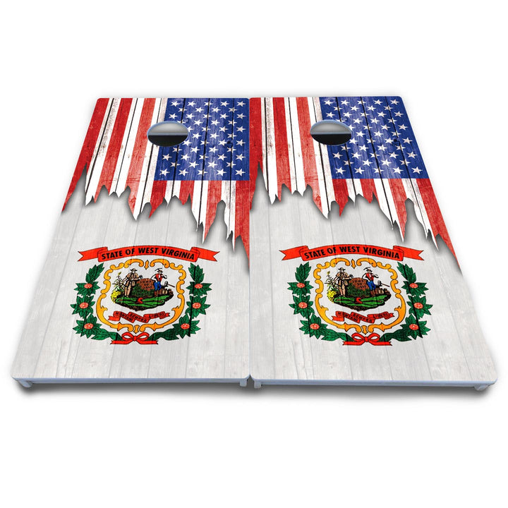 State Flag Designs South Dakota to Wyoming Cornhole Boards - All Weather Series