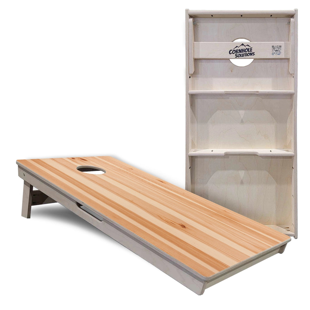 Homestead Woodgrain Cornhole Boards – Tournament Series