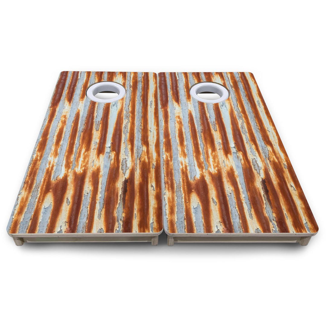 Rusted Roof - Mini or Vacation Size Cornhole Boards