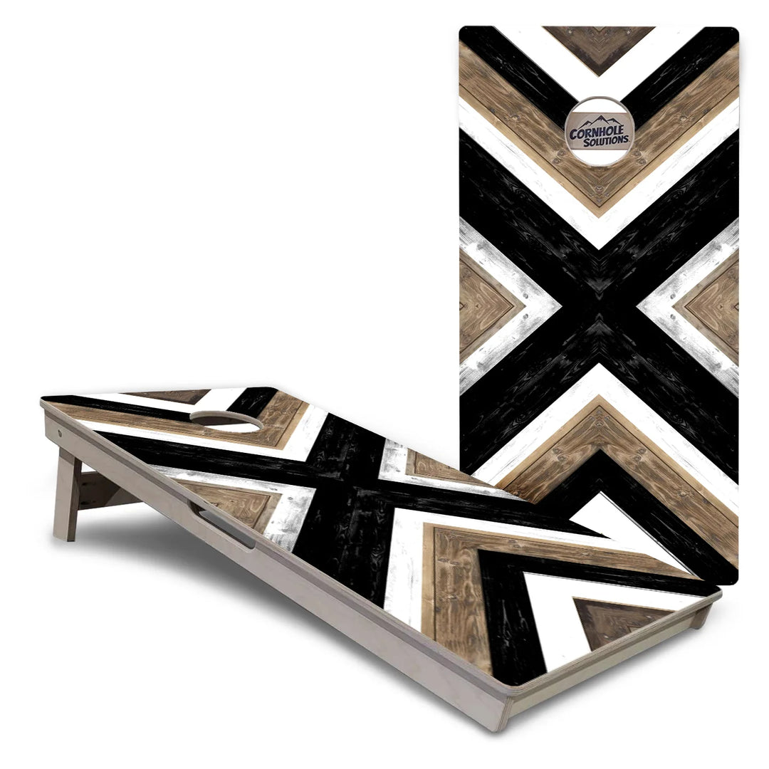 X Pattern Cornhole Boards - Tournament Series